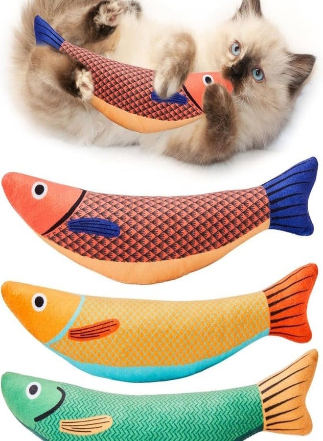 D&C PAWS Catnip Fish Toy for Cats Soft and Durable, Interactive 8 Inch Cat Fish Realistic Plush Toys for Indoor Kitten Exercise Teething Chew Toy for All Breeds (Pack of 1 Pcs, Multicolor) - Image 5